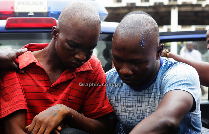 Flashback: Haruna Abdulai (left) and Yakubu Alhassan on the court premises at their first appearance on March 31, 2016 Flashback: Haruna Abdulai (left) and Yakubu Alhassan on the court premises at their first appearance on March 31, 2016